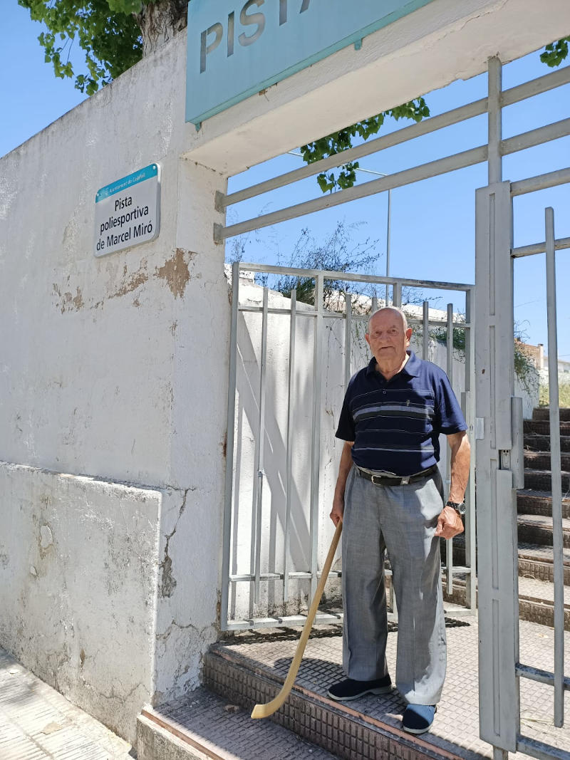 Ajuntament posará el nom d'en MARCEL MIRO a la Pista Poliesportiva del Castell