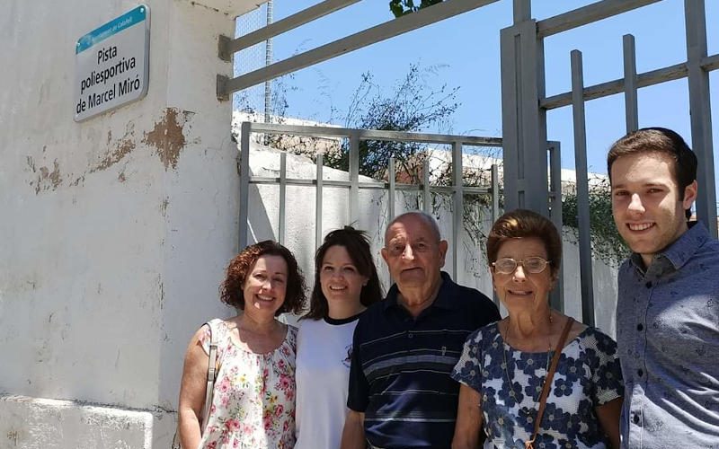Ajuntament posará el nom d'en MARCEL MIRO a la Pista Poliesportiva del Castell