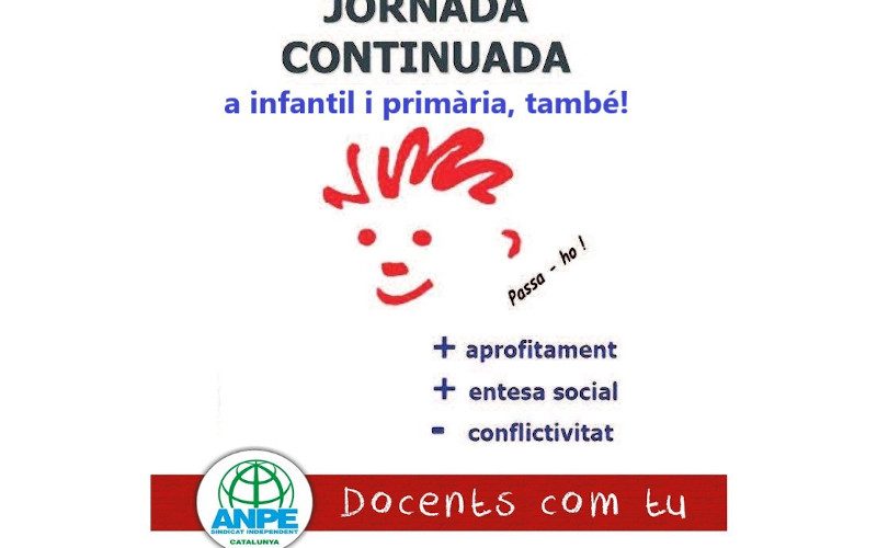 Jornada Continuada, per què no?