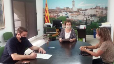 L’Ajuntament signa un conveni amb Joventut Bisbalenca CF per a la promoció del futbol